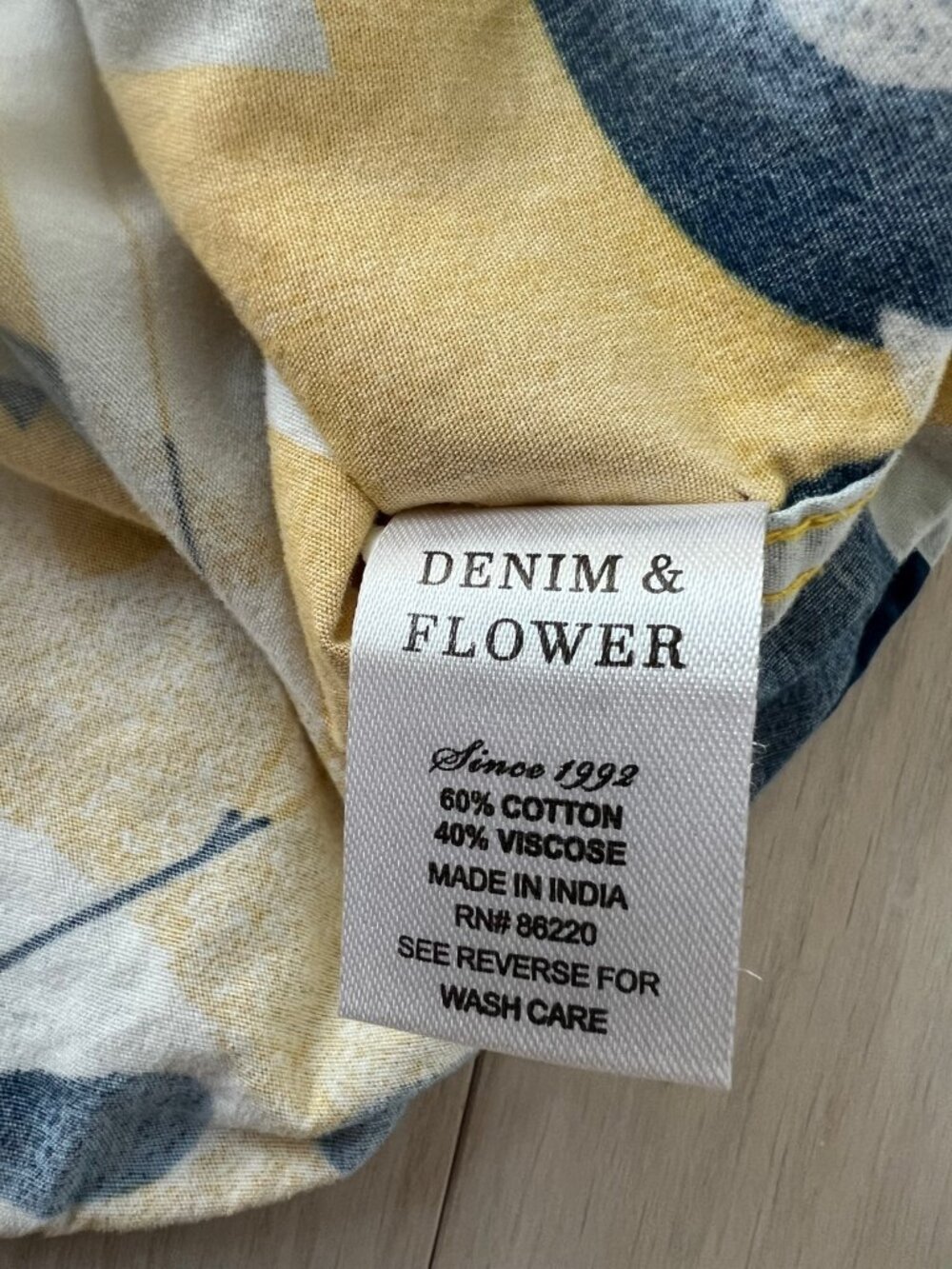 Denim & Flower by Ricky Singh Boy's Kids Button Shirt ( 9-10 yrs ) - Picture 3 of 3